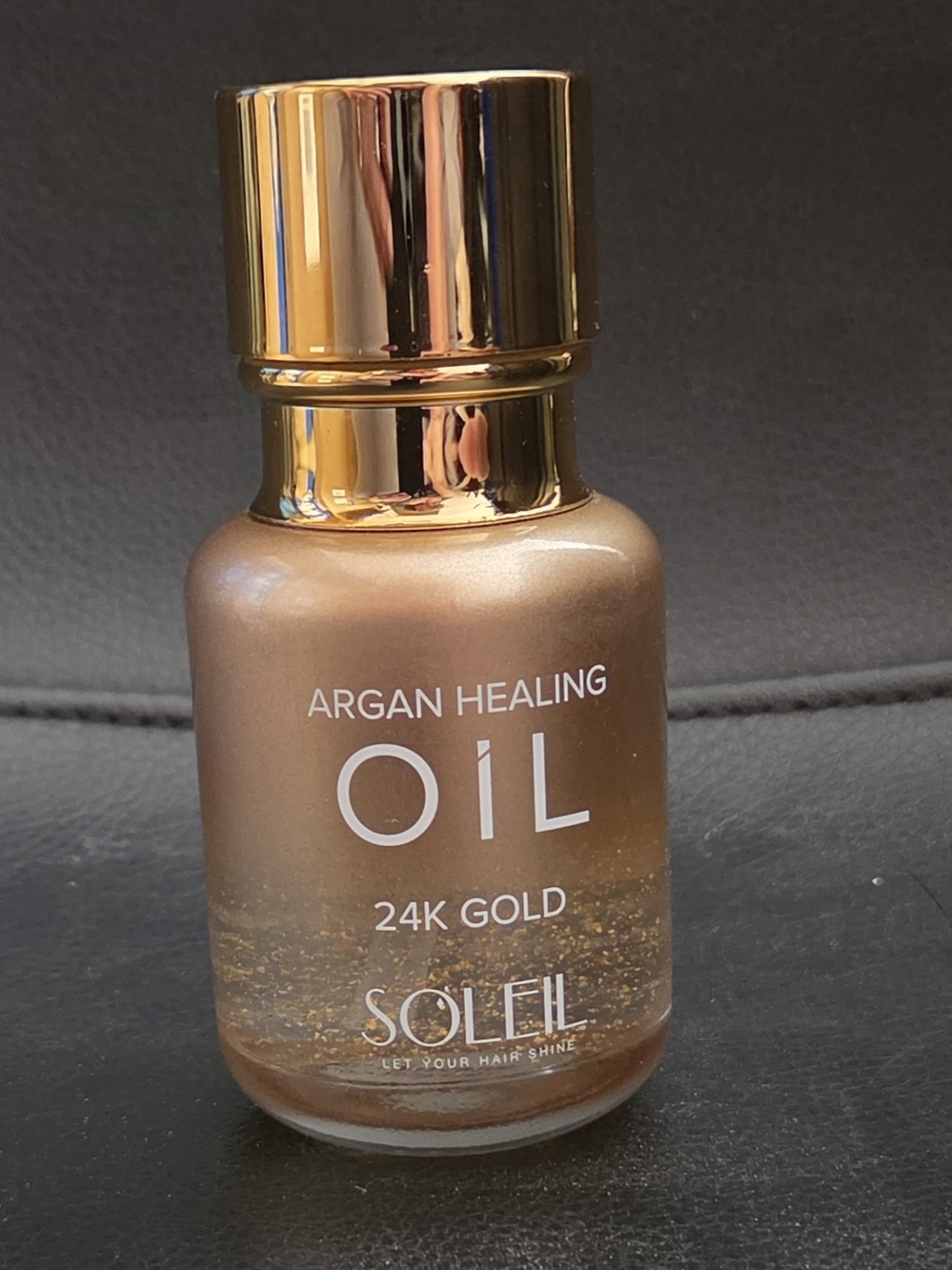 SOLEIL 50ml 24K Gold Argan Healing Oil Hair Treatment Luxury Haircare Product